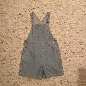 Striped Overalls